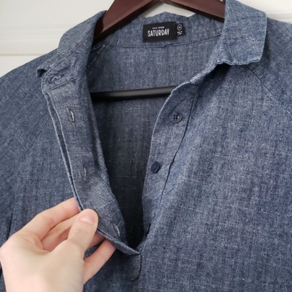 Kate Spade Adjustable length chambray shirt/tunic - Picture 8 of 13